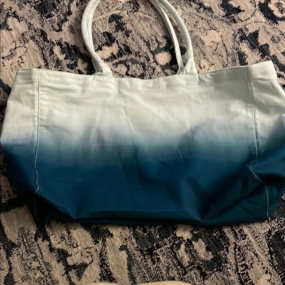 Athleta Gradient Blue Tote Bag - Picture 2 of 5
